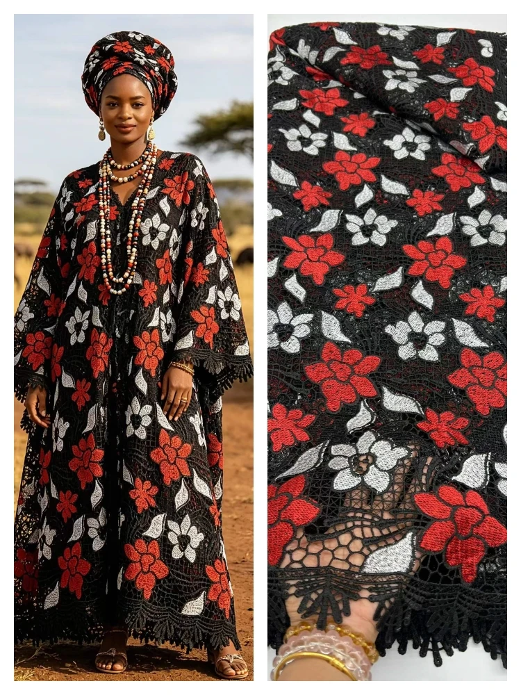 African Cord Lace Fabric, Water Soluble, Nigerian, French Guipure Cord,Sequins for Wedding Dress Sewing,High Quality
African Cord Lace Fabric, Water Soluble, Nigerian, French Guipure Cord,Sequins for Wedding Dress Sewing,High Quality