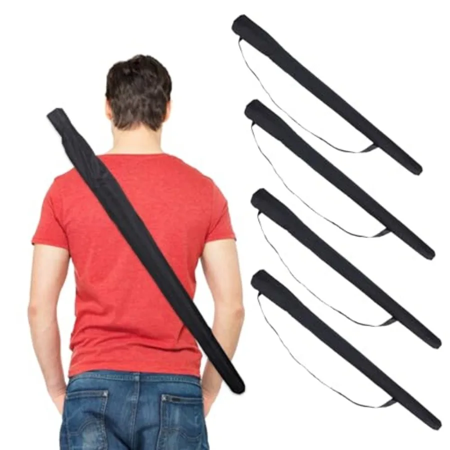 4 Pcs Umbrella Storage Bag Case, C-Handle Reverse Umbrella bags with Shoulder Strap, Black Anti-Dust Protective Cover for Outdo
4 Pcs Umbrella Storage Bag Case, C-Handle Reverse Umbrella bags with Shoulder Strap, Black Anti-Dust Protective Cover for Outdo