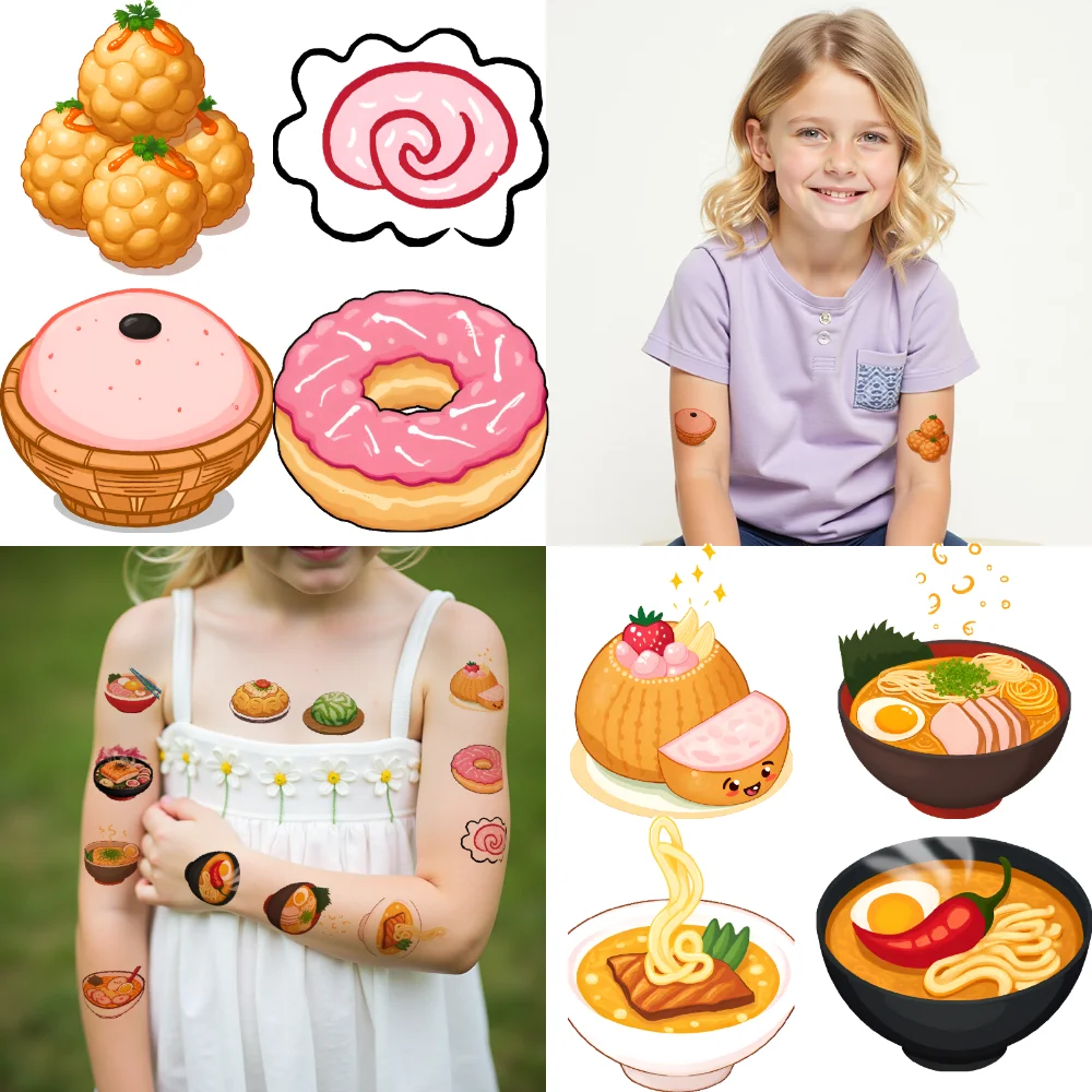 63pcs Temporary Tattoo Fruit Stickers Waterproof Long-lasting Body Stickers Food Stickers For Girls Arms Shoulders
63pcs Temporary Tattoo Fruit Stickers Waterproof Long-lasting Body Stickers Food Stickers For Girls Arms Shoulders