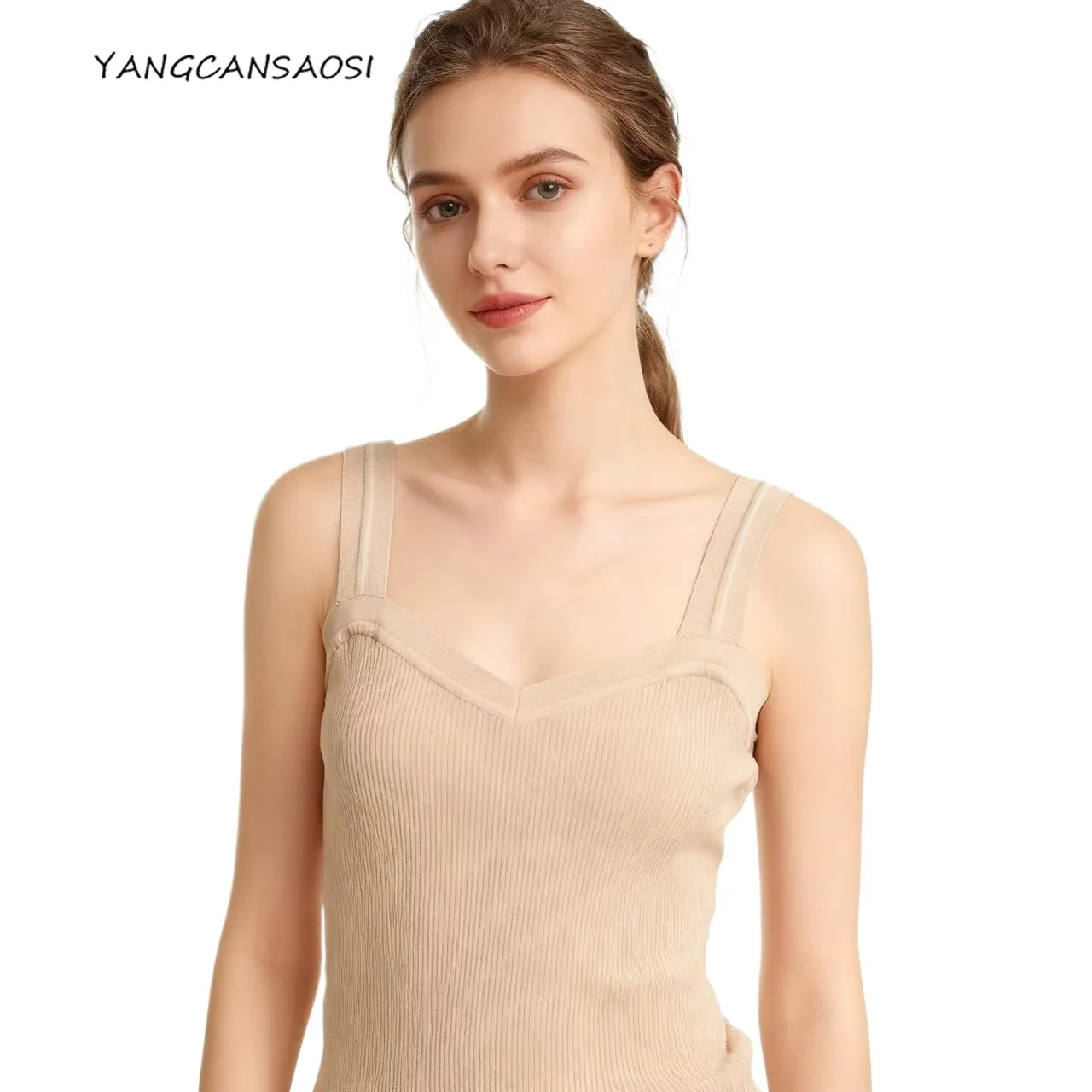 Women's New 70% Natural Mulberry Silk 30% Cotton Knitted Sling Slim Fit Elastic Solid Color Versatile Breathable Bottomed Sling
Women's New 70% Natural Mulberry Silk 30% Cotton Knitted Sling Slim Fit Elastic Solid Color Versatile Breathable Bottomed Sling