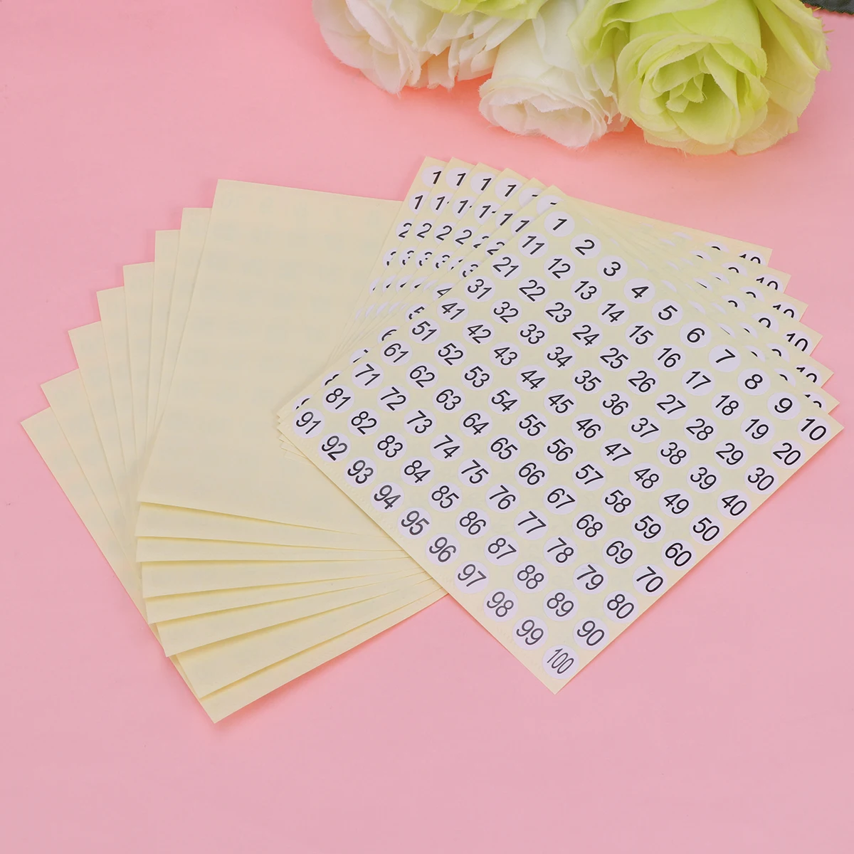 15pcs Round Adhesive Label Paper Number Stickers 1-100 Easy Peel Digital Labels For Home Office Organization File Box Storage
15pcs Round Adhesive Label Paper Number Stickers 1-100 Easy Peel Digital Labels For Home Office Organization File Box Storage