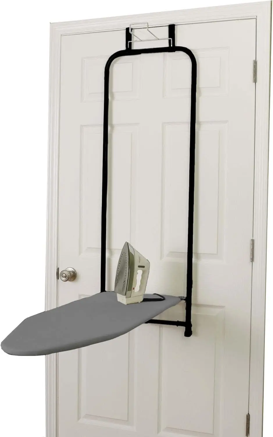 Over Door Ironing Board, Self-Closing, Slim, Compact for Small Spaces, Padded Cover, Matte Black
Over Door Ironing Board, Self-Closing, Slim, Compact for Small Spaces, Padded Cover, Matte Black