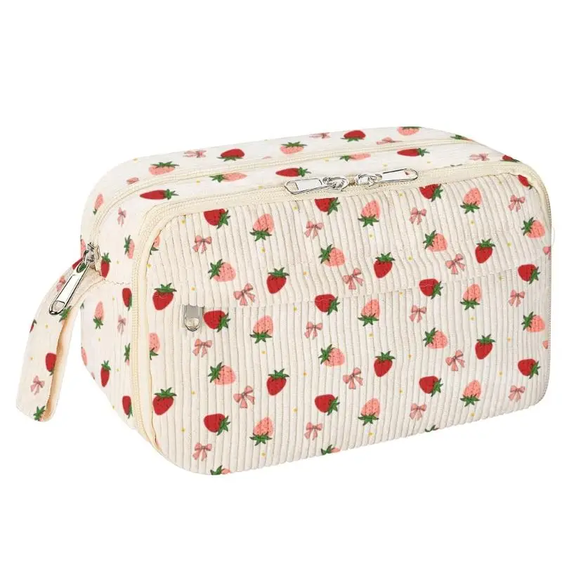 Y1UB Multi Compartments Fabric Pencils Organiser Bag Travel Cosmetic Storage Bag
Y1UB Multi Compartments Fabric Pencils Organiser Bag Travel Cosmetic Storage Bag
