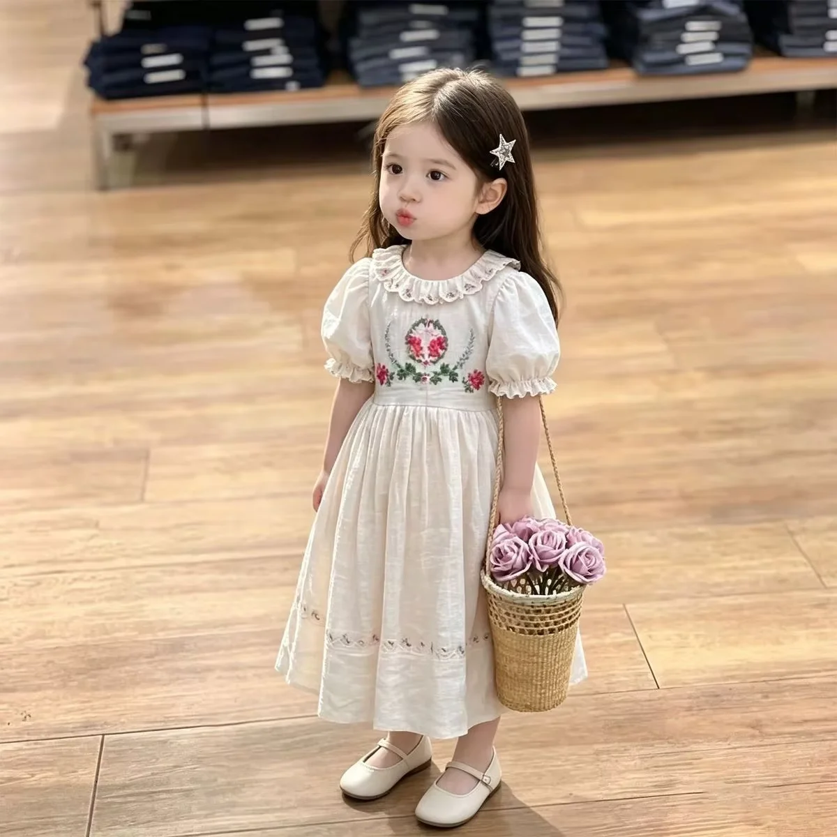 Summer 2026 New Style Girls' Floral Dress Cute Children's Sweet Short Sleeved Princess Dress for Girls
Summer 2026 New Style Girls' Floral Dress Cute Children's Sweet Short Sleeved Princess Dress for Girls