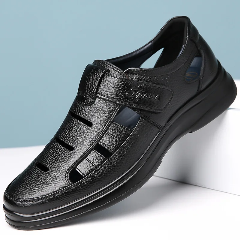 All Match Breathable Comfortable Round Head Genuine Leather Sandals Platform Shoes Summer 2026 Casual Business Sandals Dailyl
All Match Breathable Comfortable Round Head Genuine Leather Sandals Platform Shoes Summer 2026 Casual Business Sandals Dailyl