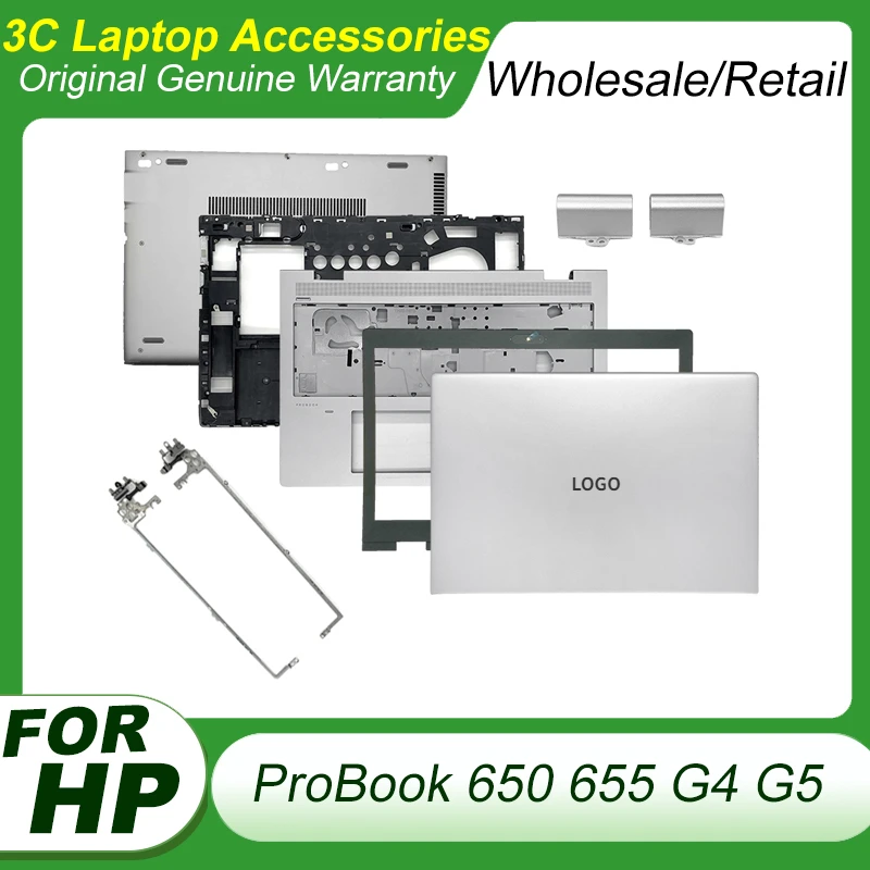 NEW Original Laptop Cover For HP ProBook 650 655 G4 G5 LCD Back Cover Top Case Lid/Front Bezel/Hinge/Palrmest/Bottom Case Silver
NEW Original Laptop Cover For HP ProBook 650 655 G4 G5 LCD Back Cover Top Case Lid/Front Bezel/Hinge/Palrmest/Bottom Case Silver