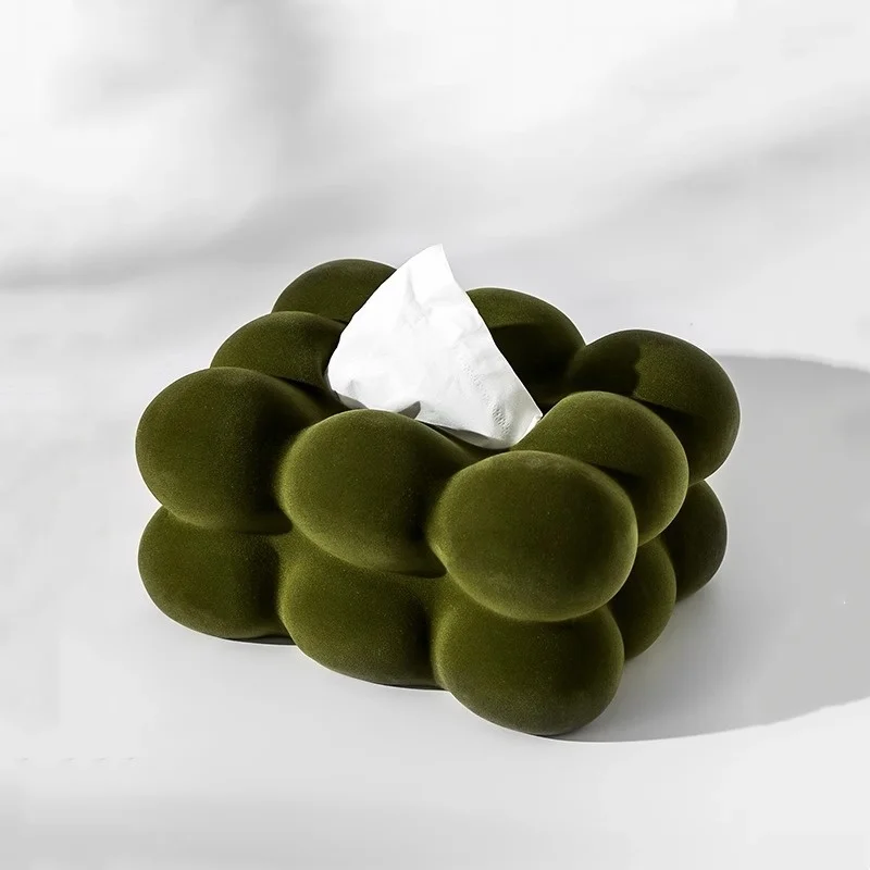 Flocked Tissue Box Geometrically Spherical Bubbles Ball Paper Towel Holder Napkin Tissue Case Tabletop Storage Container Storage
Flocked Tissue Box Geometrically Spherical Bubbles Ball Paper Towel Holder Napkin Tissue Case Tabletop Storage Container Storage