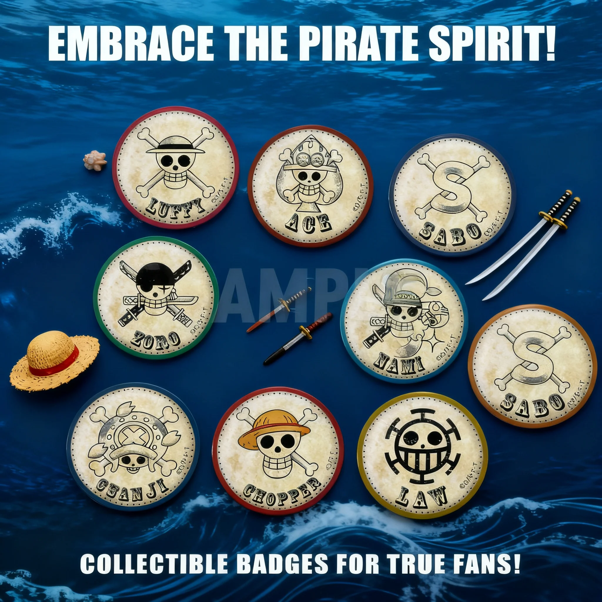 ONEPIECE Anime Badge One Piece Luffy Sabo Ace Symbol Brooch Pin 8 Types M
ONEPIECE Anime Badge One Piece Luffy Sabo Ace Symbol Brooch Pin 8 Types M