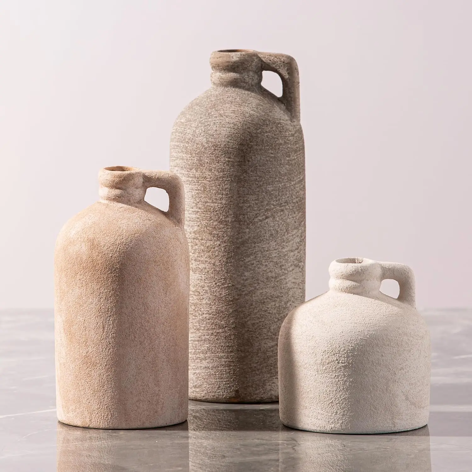 Set of 3 Ceramic Vases for Home Decor - Modern Farmhouse Table Centerpiece, Waterproof, Perfect for Fresh or Dried Flowers
Set of 3 Ceramic Vases for Home Decor - Modern Farmhouse Table Centerpiece, Waterproof, Perfect for Fresh or Dried Flowers
