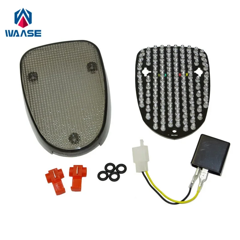 waase For Yamaha V-Star Vstar 650 XVS650 Silverado 2002 2003 2004-2010 E-Mark Tail Light Brake Turn Signals Integrated LED Light
waase For Yamaha V-Star Vstar 650 XVS650 Silverado 2002 2003 2004-2010 E-Mark Tail Light Brake Turn Signals Integrated LED Light