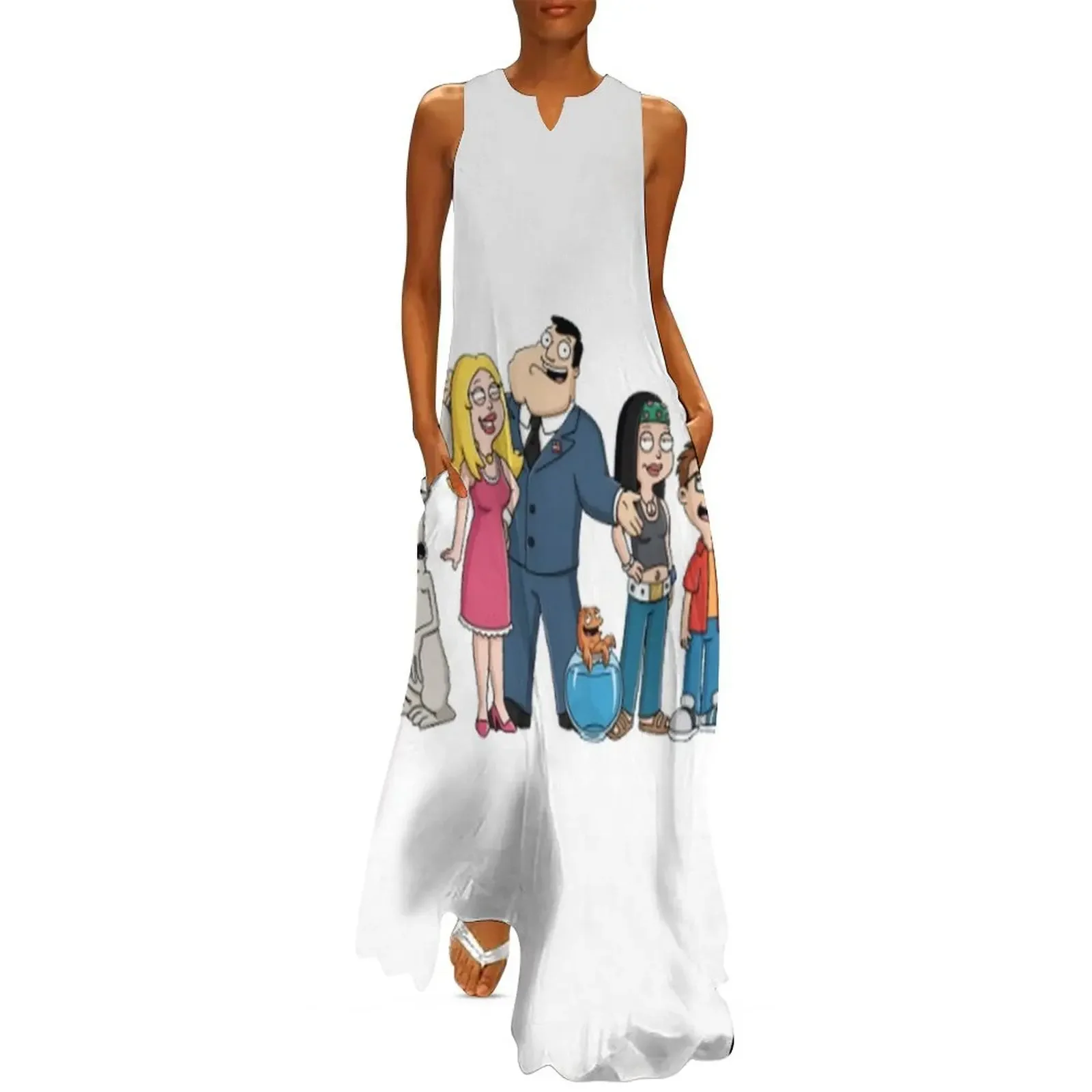 American Long Dress Casual dresses Aesthetic clothing elegant dresses plus sizes summer woman dress 2025 Dress
American Long Dress Casual dresses Aesthetic clothing elegant dresses plus sizes summer woman dress 2025 Dress