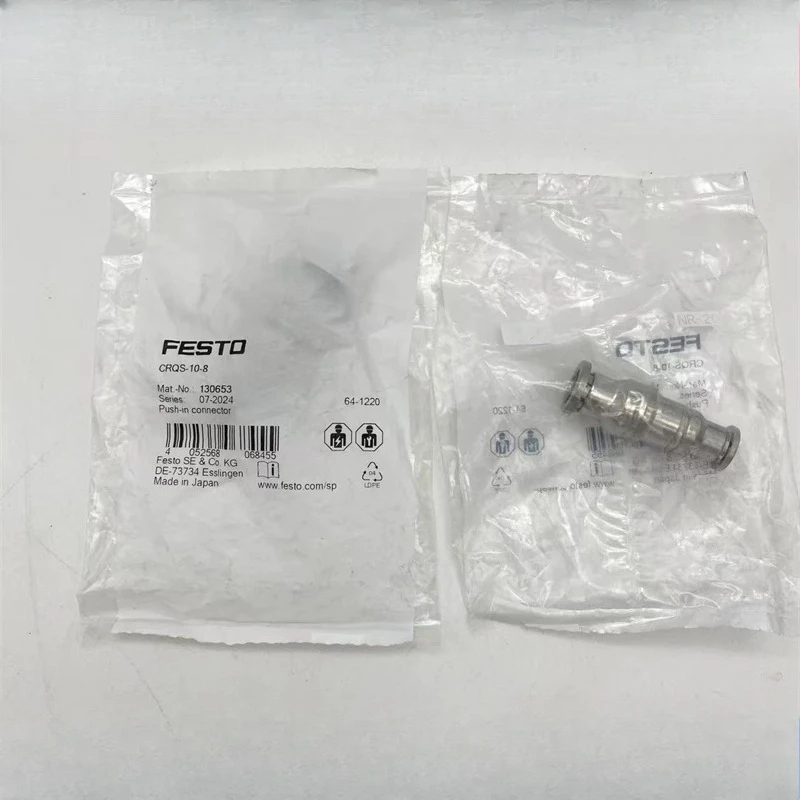 Parts forFESTO High Alloy Stainless Steel Quick Plug Coupling CRQS-10-8 130653 Pneumatic Component Coupling
Parts forFESTO High Alloy Stainless Steel Quick Plug Coupling CRQS-10-8 130653 Pneumatic Component Coupling