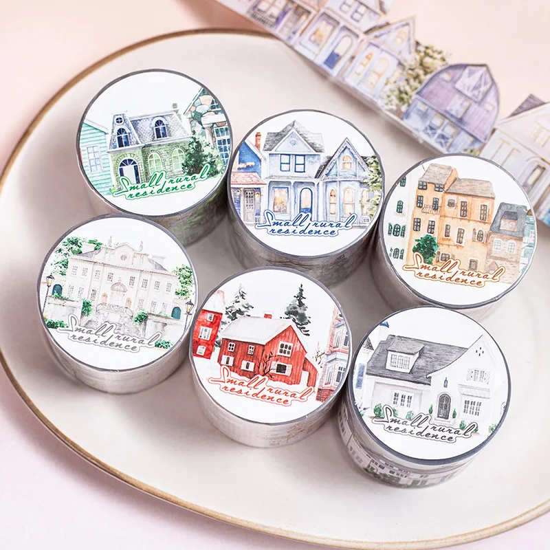 6 рулонов — ПЭТ-лента для ландшафтного дизайна сельского небольшого дома, используемая для альбомов «сделай сам», производство ручной работы
6 рулонов — ПЭТ-лента для ландшафтного дизайна сельского небольшого дома, используемая для альбомов «сделай сам», производство ручной работы