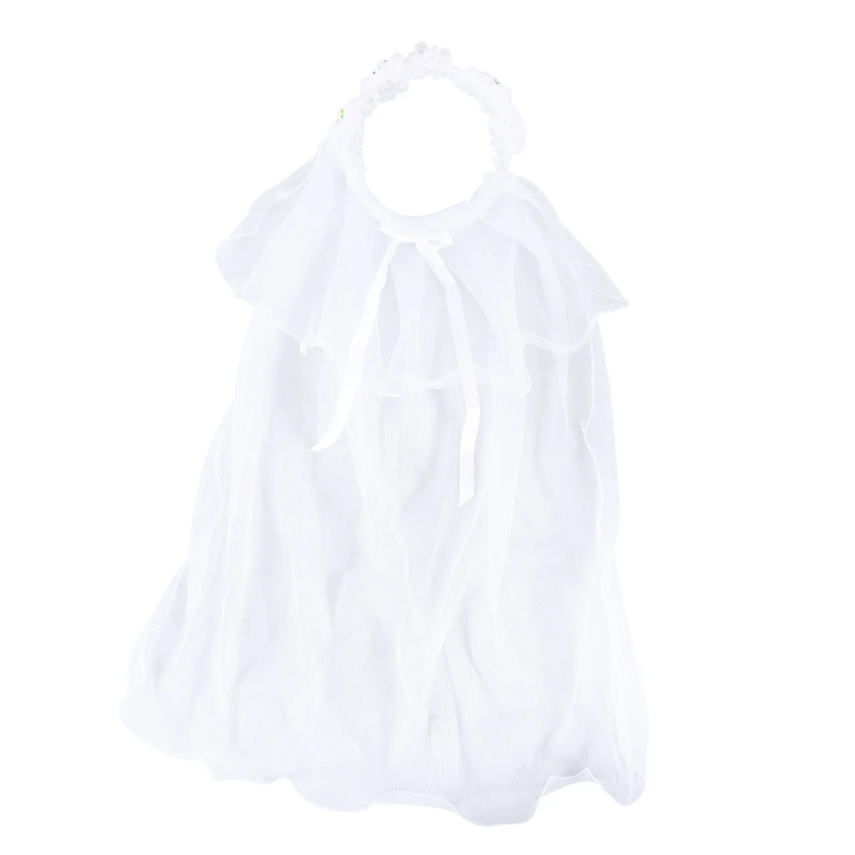 Kids Girl Lace Two Layers White Wedding Veil Tulle Floral Headband Wreath for Communion Birthday Party Communion Veils
Kids Girl Lace Two Layers White Wedding Veil Tulle Floral Headband Wreath for Communion Birthday Party Communion Veils