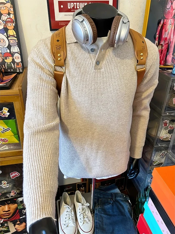 Вязаный свитер с вельветовым воротником, мужской длинный све, внутренняя одежда irt Cleanfit, теплый трикотаж, повседневный зимний свитер
Вязаный свитер с вельветовым воротником, мужской длинный све, внутренняя одежда irt Cleanfit, теплый трикотаж, повседневный зимний свитер