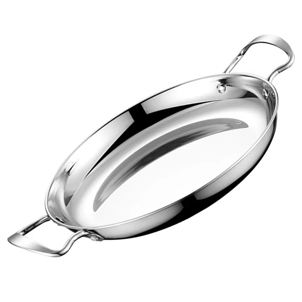 Stainless Steel Pan 26cm Double Handle Easy Clean Pasta Cooking Pot Ramen Noodle Seafood Kitchen Tool Household Cookware
Stainless Steel Pan 26cm Double Handle Easy Clean Pasta Cooking Pot Ramen Noodle Seafood Kitchen Tool Household Cookware