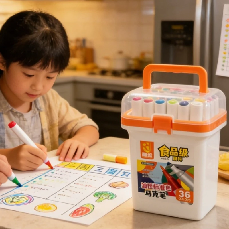 Double Headed Marker Pens Large Capacity Student Portable Acrylic Marker Children's Art Special Stackable Color Opaque Paper
Double Headed Marker Pens Large Capacity Student Portable Acrylic Marker Children's Art Special Stackable Color Opaque Paper