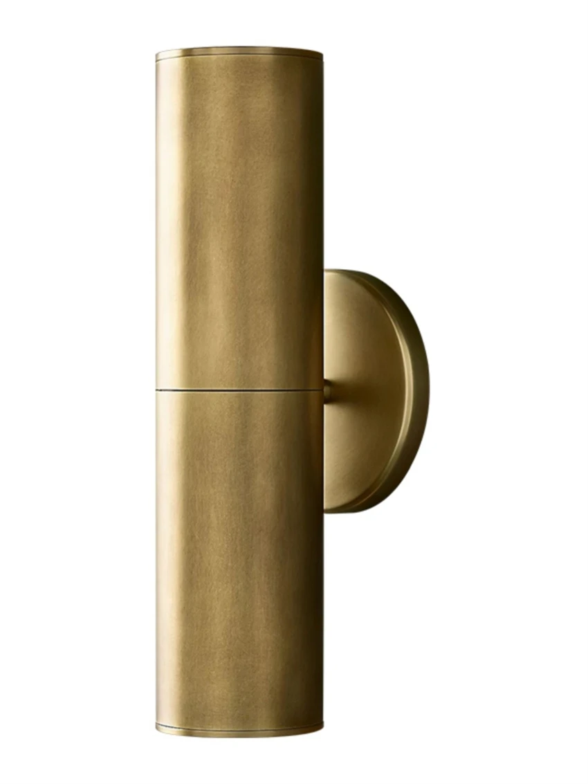 American retro copper cylindrical wall lamps modern minimalist designer staircase aisle living room bedroom wall sconces lights
American retro copper cylindrical wall lamps modern minimalist designer staircase aisle living room bedroom wall sconces lights