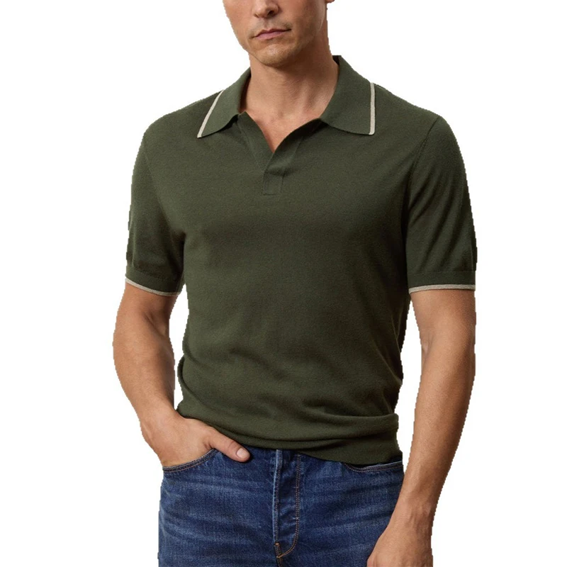 Men Luxury Business Knit Polo Shirt Short Sleeve Daily Casual T-shirts Light Fashion Tops Commute Knitwear M-3XL
Men Luxury Business Knit Polo Shirt Short Sleeve Daily Casual T-shirts Light Fashion Tops Commute Knitwear M-3XL
