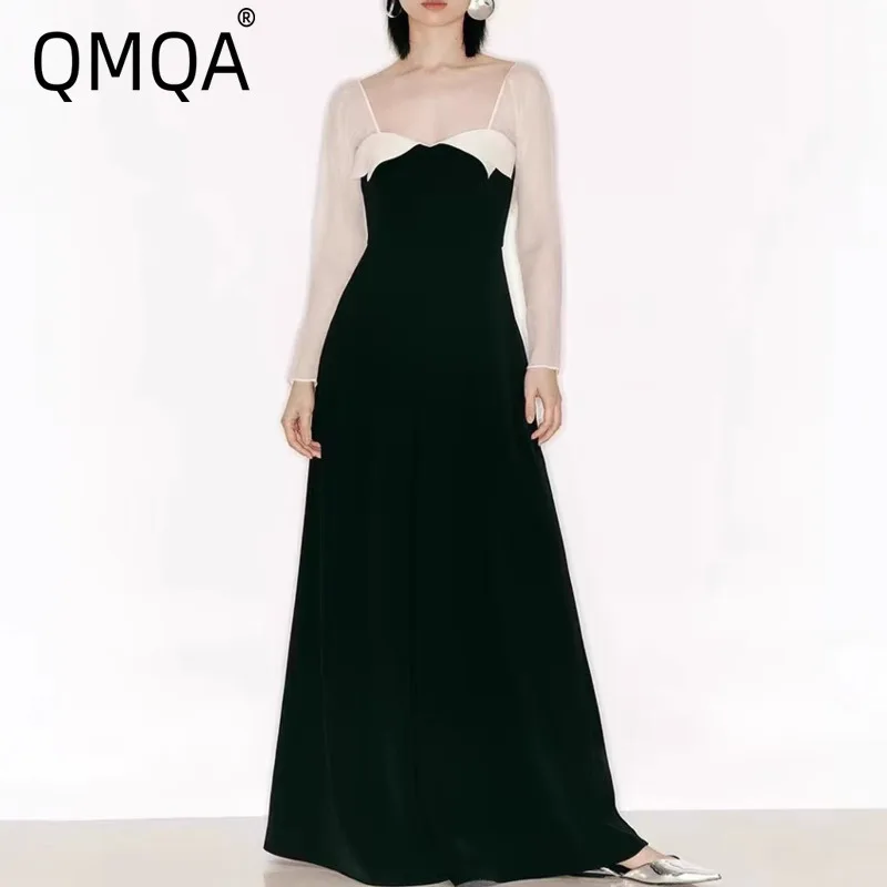 QMQA Fashion Women's Elegant Jumpsuit High End Contrasting Colors Niche High Waist Slimming Wide Leg Jumpsuits 2025 Female QM476
QMQA Fashion Women's Elegant Jumpsuit High End Contrasting Colors Niche High Waist Slimming Wide Leg Jumpsuits 2025 Female QM476