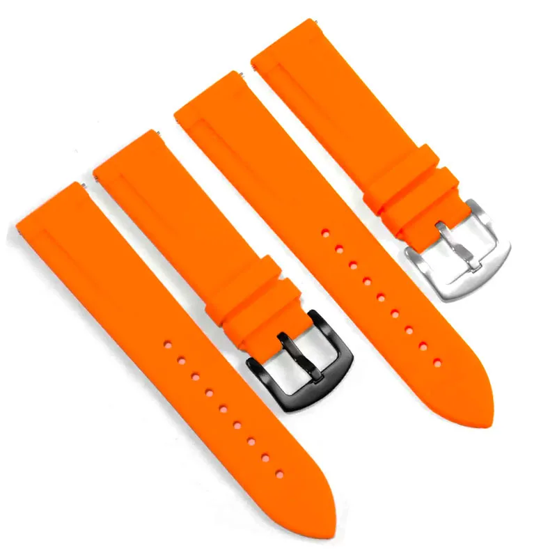 20mm 22mm Quick Release Rubber Watch Strap Silver Black Pin Watch Buckle Watch Band for Universal Silicone Watch Bracelet
20mm 22mm Quick Release Rubber Watch Strap Silver Black Pin Watch Buckle Watch Band for Universal Silicone Watch Bracelet