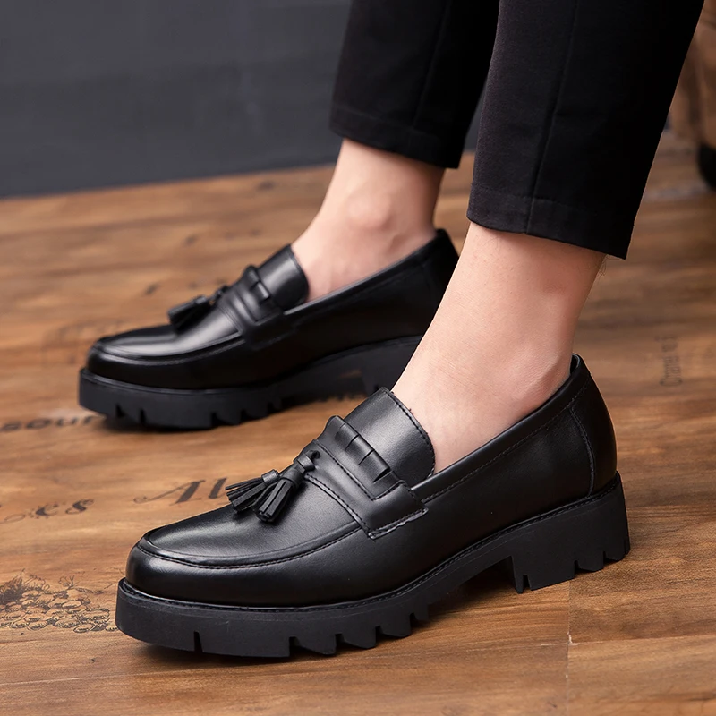 Fashion Thick Bottom Tassel Loafers Mens Casual Shoes Leisure Walk Male Slip-on Driving Shoes Luxury Brand All-match Moccasins
Fashion Thick Bottom Tassel Loafers Mens Casual Shoes Leisure Walk Male Slip-on Driving Shoes Luxury Brand All-match Moccasins