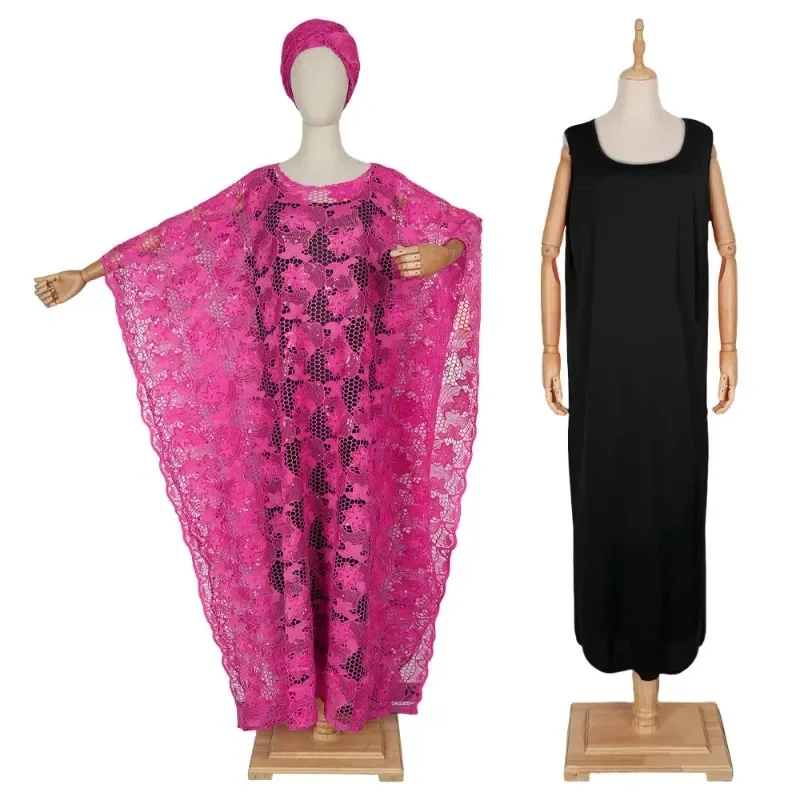 Lace Elegant African Dresses for Women Muslim Fashion Boubou Abayas Robe Dashiki Ankara Outfits Evening Gown Kaftan Maxi Dress
Lace Elegant African Dresses for Women Muslim Fashion Boubou Abayas Robe Dashiki Ankara Outfits Evening Gown Kaftan Maxi Dress