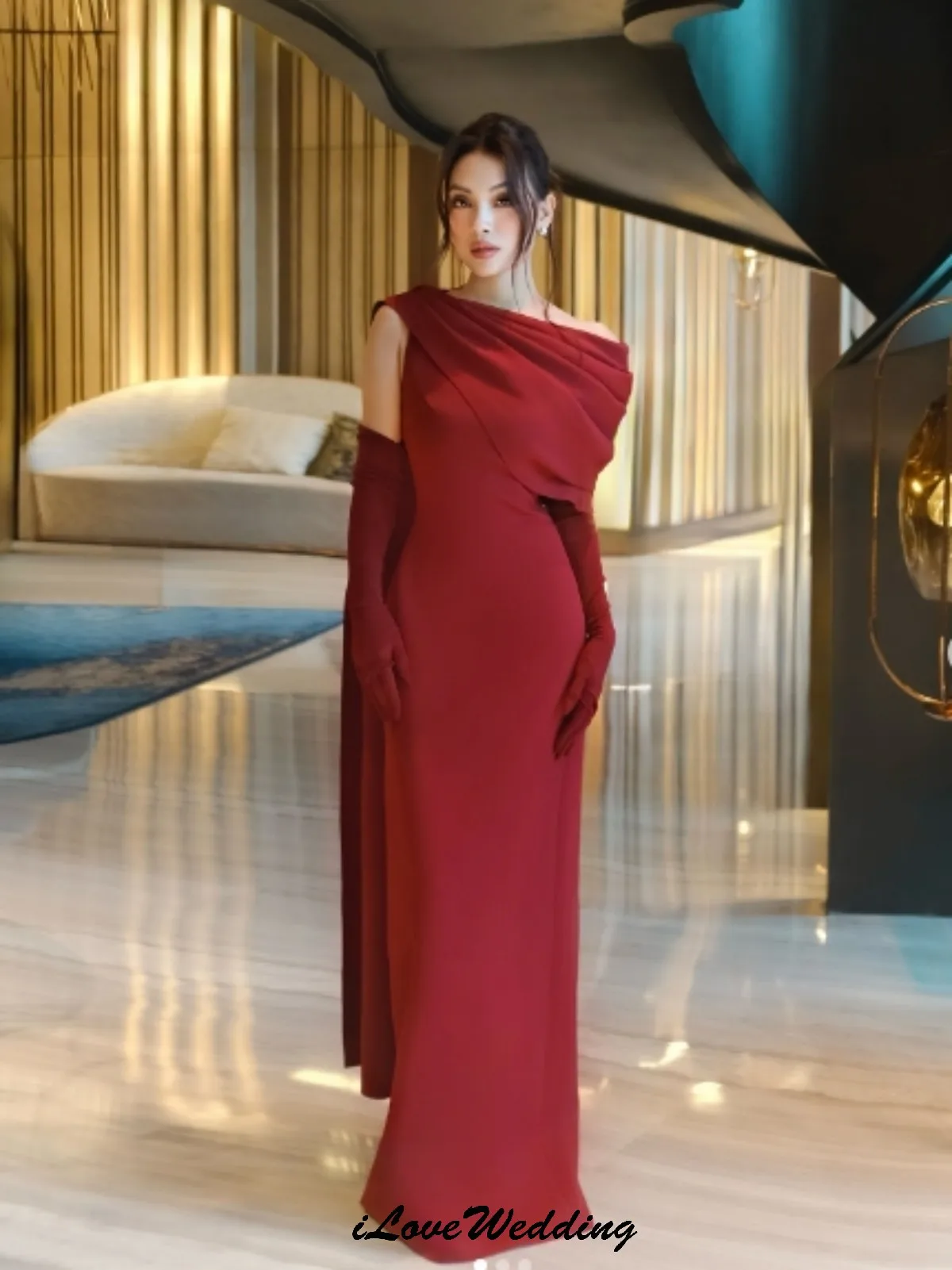 Elegant Burgundy Evening Dresses 2025 Formal Wedding Party Dress For Woman Mermaid Prom Dresses Half Sleeve Gala Customized
Elegant Burgundy Evening Dresses 2025 Formal Wedding Party Dress For Woman Mermaid Prom Dresses Half Sleeve Gala Customized