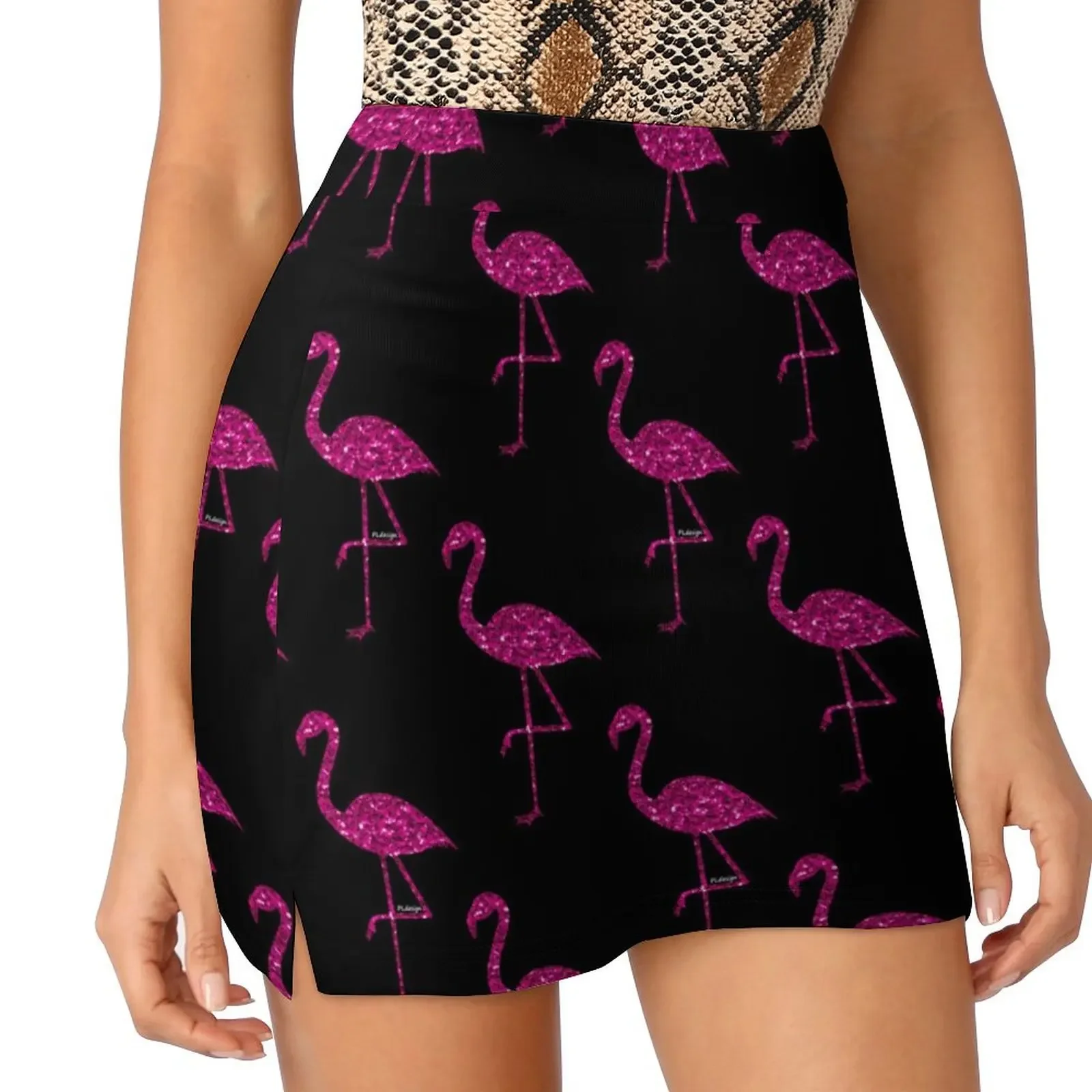 Flamingo Pink glitter faux sparkles black pattern (Photo of Glitter - Not Reflective) Mini Skirt skirt for women Womens dresses
Flamingo Pink glitter faux sparkles black pattern (Photo of Glitter - Not Reflective) Mini Skirt skirt for women Womens dresses