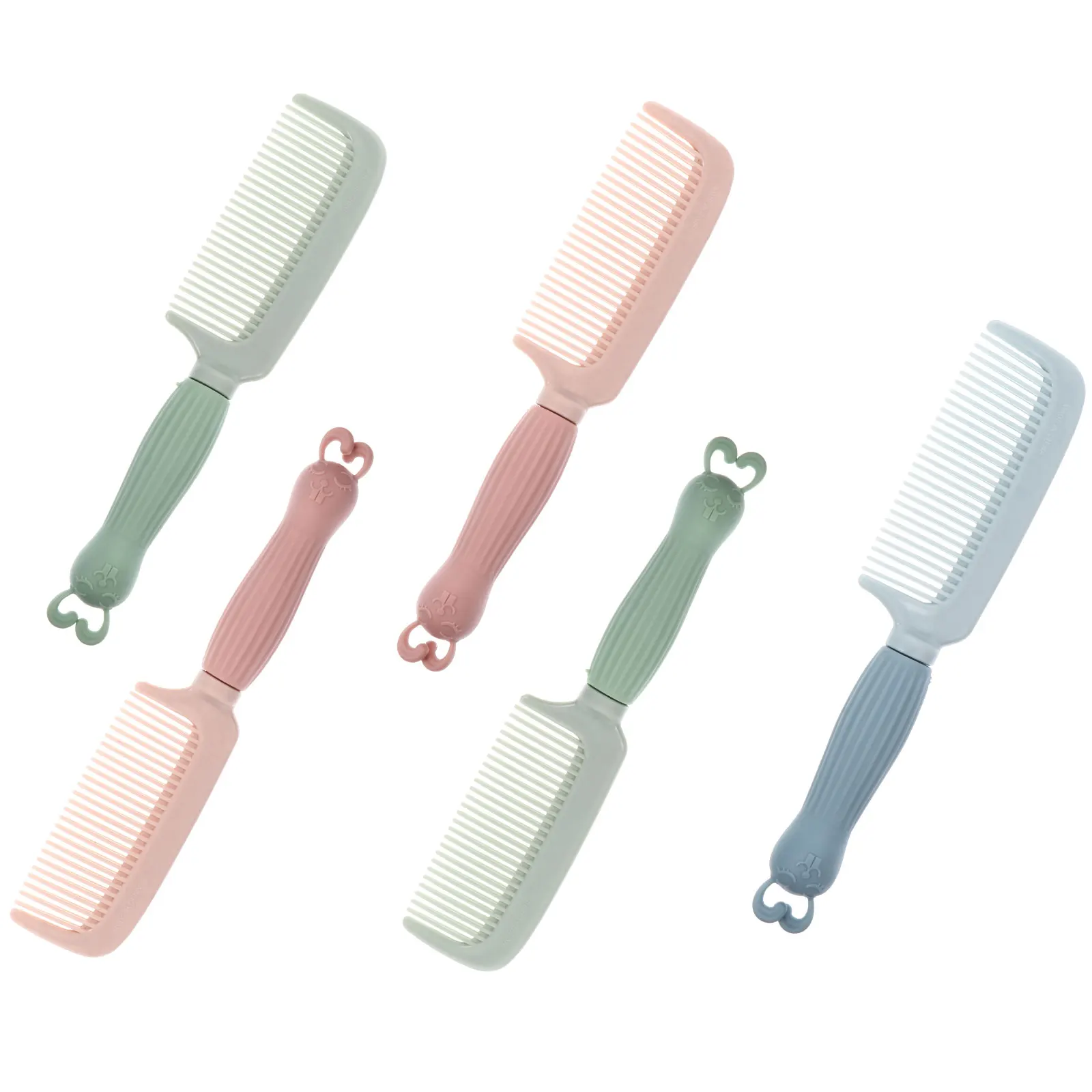 5Pcs Anti-Static Hair Comb Cartoon Rabbit Design Silicone Handle Hairdressing Styling Comb Portable for Wet and Dry Hair Care
5Pcs Anti-Static Hair Comb Cartoon Rabbit Design Silicone Handle Hairdressing Styling Comb Portable for Wet and Dry Hair Care