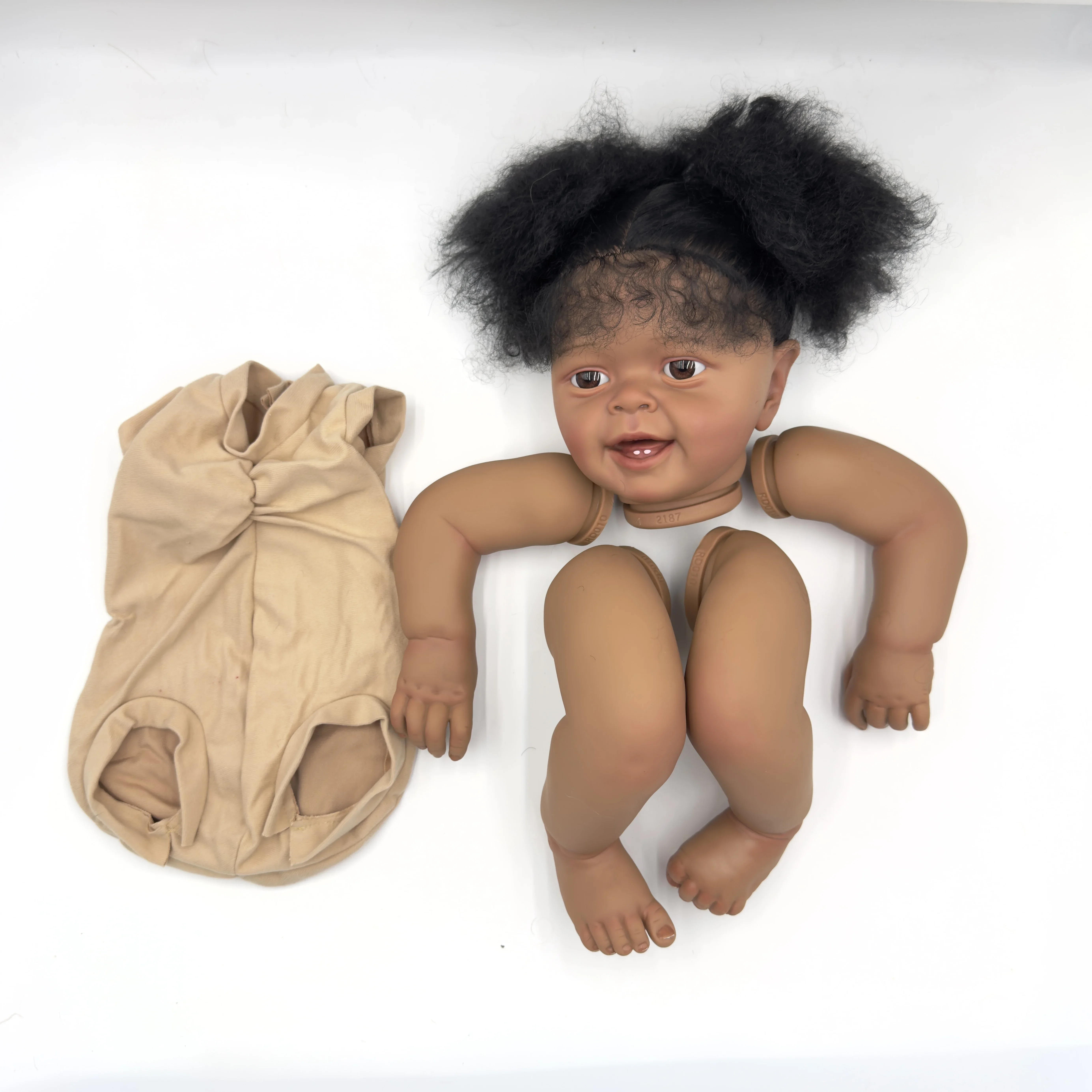 EGO 24inch Yannik Finished Reborn Baby Doll Size Already Painted Lifelike Soft Touch Dark Brown Skin finished Doll Parts
EGO 24inch Yannik Finished Reborn Baby Doll Size Already Painted Lifelike Soft Touch Dark Brown Skin finished Doll Parts