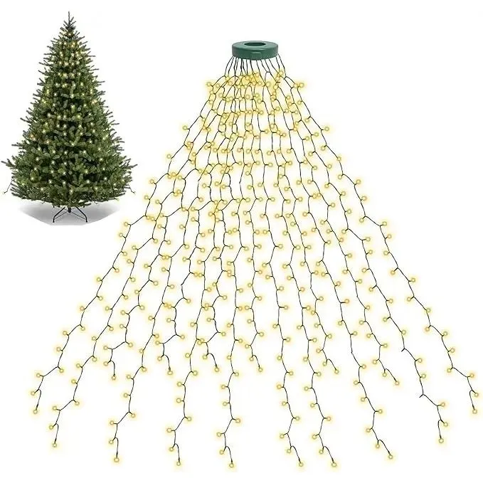 15M 2M LED Ring Christmas Tree Top Lights Decoration Festive Christmas Decoration Y2K Retro Style for Home Garden Decoration
15M 2M LED Ring Christmas Tree Top Lights Decoration Festive Christmas Decoration Y2K Retro Style for Home Garden Decoration