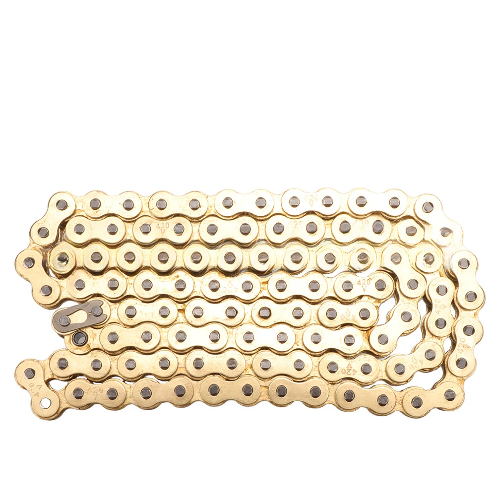ATV Off-Road Motorcycle Accessories Type 420 50-125CC Chain Drive Chain CRF QUad
ATV Off-Road Motorcycle Accessories Type 420 50-125CC Chain Drive Chain CRF QUad