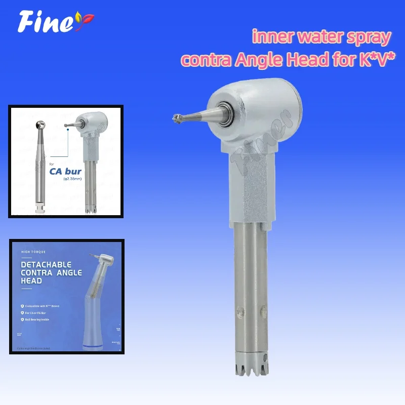 Dental Angle Head CA 2.35mm Dental Contra Angle Handpiece Head Push Button Inner Water Spray Against Angulo Head Fit KaVo
Dental Angle Head CA 2.35mm Dental Contra Angle Handpiece Head Push Button Inner Water Spray Against Angulo Head Fit KaVo