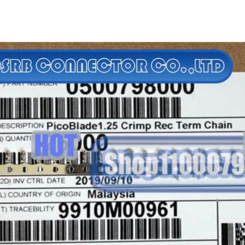 100 шт./лот 50079-8000 500798000 Терминальный провод, сечение 26-28AWG, 100% новый и оригинальный
100 шт./лот 50079-8000 500798000 Терминальный провод, сечение 26-28AWG, 100% новый и оригинальный