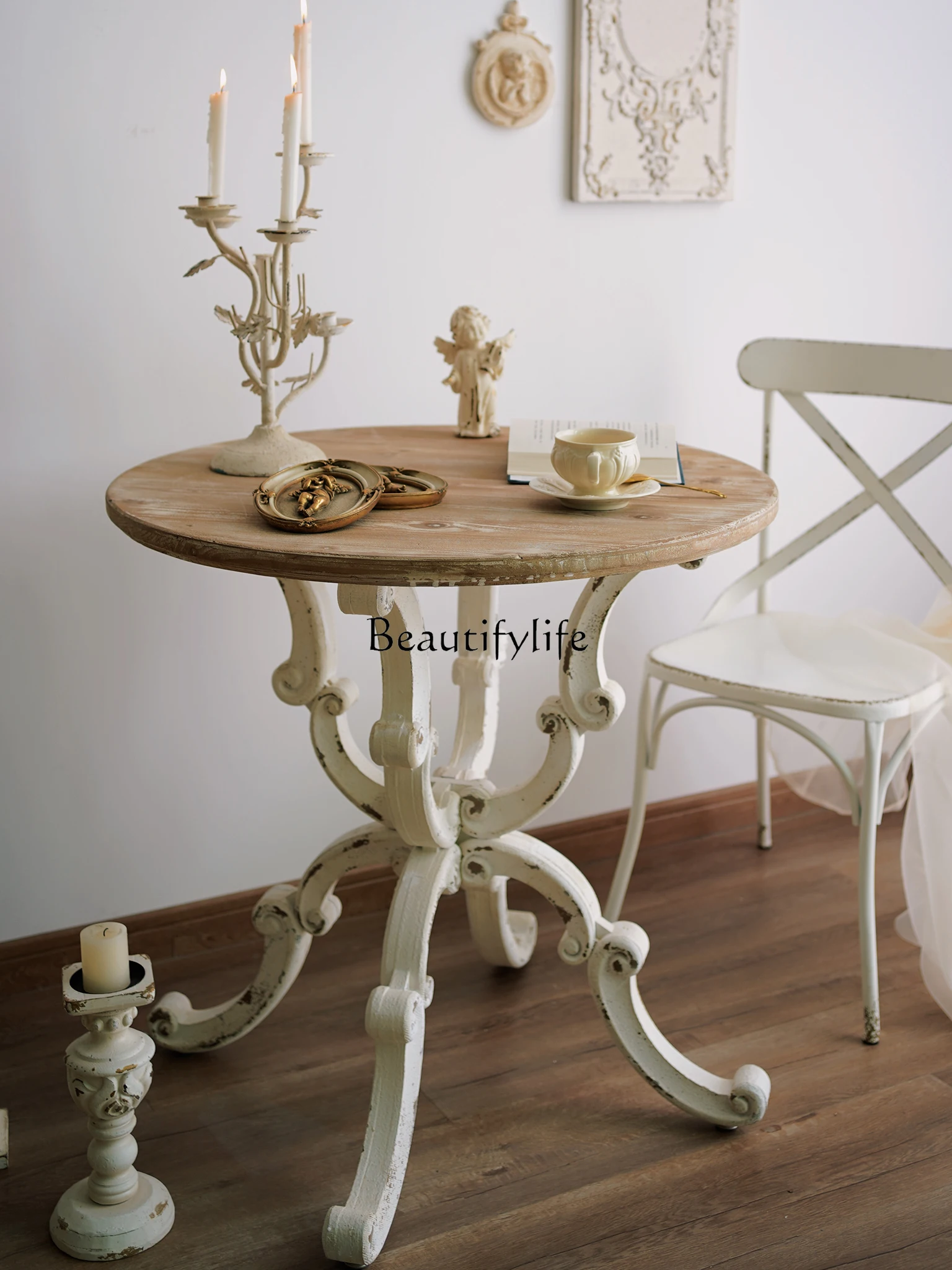 Design Solid Wood round Table Coffee Shop Dining Bar Balcony Occasional Table
Design Solid Wood round Table Coffee Shop Dining Bar Balcony Occasional Table