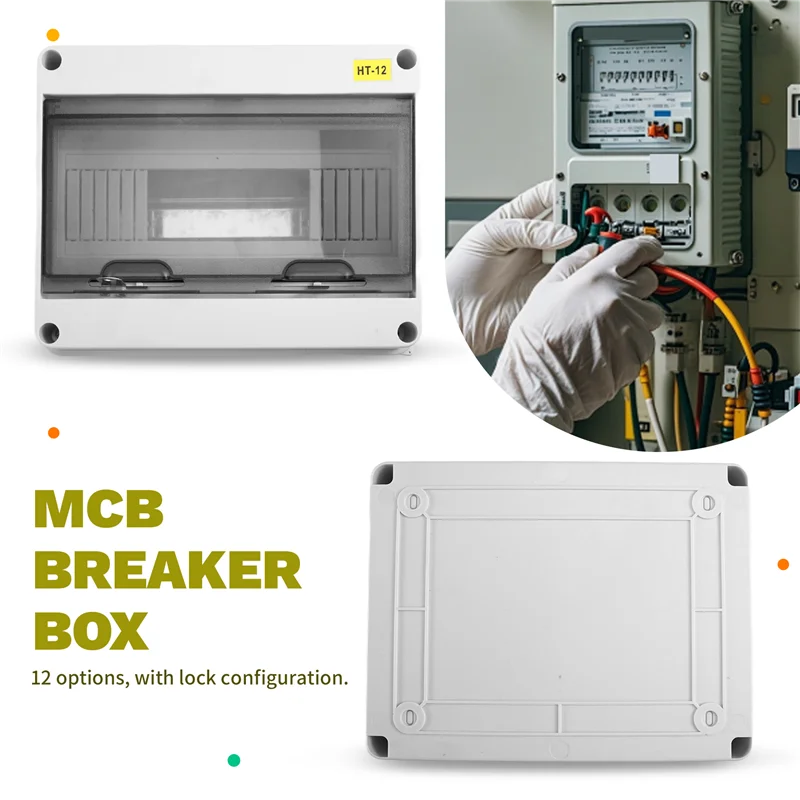 YLS-HT Series Junction Box 12WAY IP65 Waterproof Distribution Box Outdoor Plastic Electrical Withlock HT-12Way Forcircuit Breake
YLS-HT Series Junction Box 12WAY IP65 Waterproof Distribution Box Outdoor Plastic Electrical Withlock HT-12Way Forcircuit Breake