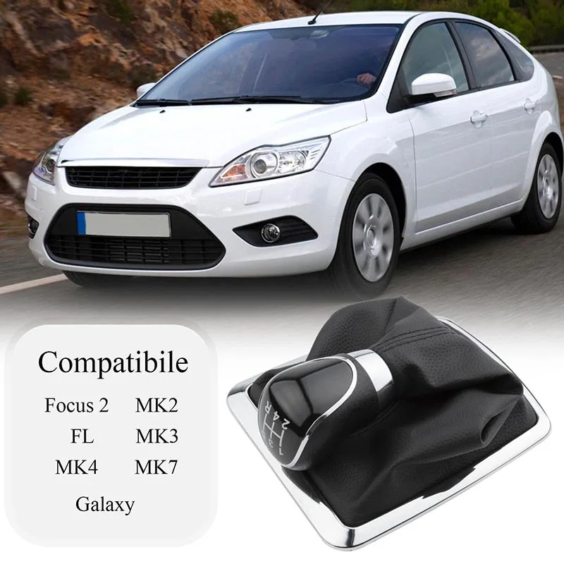 5 Speed Gear Shift Knob Lever HandBall Gaiter Boot Leather Cover For Ford Focus2 MK2 FL MK3 MK4 MK7 Mondeo Fiesta Galaxy
5 Speed Gear Shift Knob Lever HandBall Gaiter Boot Leather Cover For Ford Focus2 MK2 FL MK3 MK4 MK7 Mondeo Fiesta Galaxy
