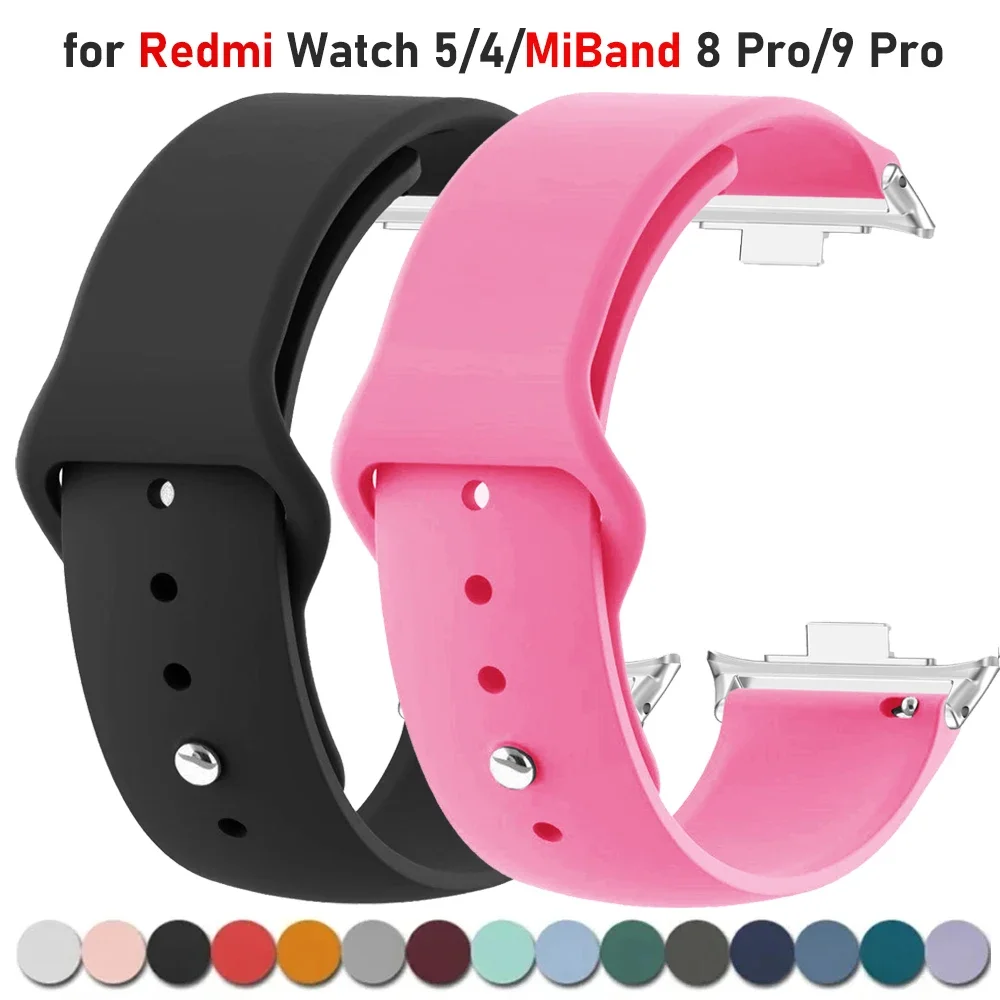 Спортивный силиконовый ремешок для Redmi Watch 4, аксессуары для умных часов Redmi Watch 5, сменный браслет для Mi Band 8 Pro 9 Pro
Спортивный силиконовый ремешок для Redmi Watch 4, аксессуары для умных часов Redmi Watch 5, сменный браслет для Mi Band 8 Pro 9 Pro