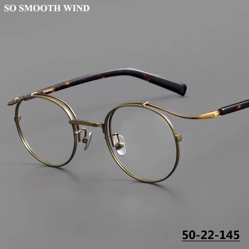Japanese Designer Round Glasses Frame Men Women Vintage Titanium Handmade Lightweight Eyewear High Quality Eyeglasses Spectacles
Japanese Designer Round Glasses Frame Men Women Vintage Titanium Handmade Lightweight Eyewear High Quality Eyeglasses Spectacles