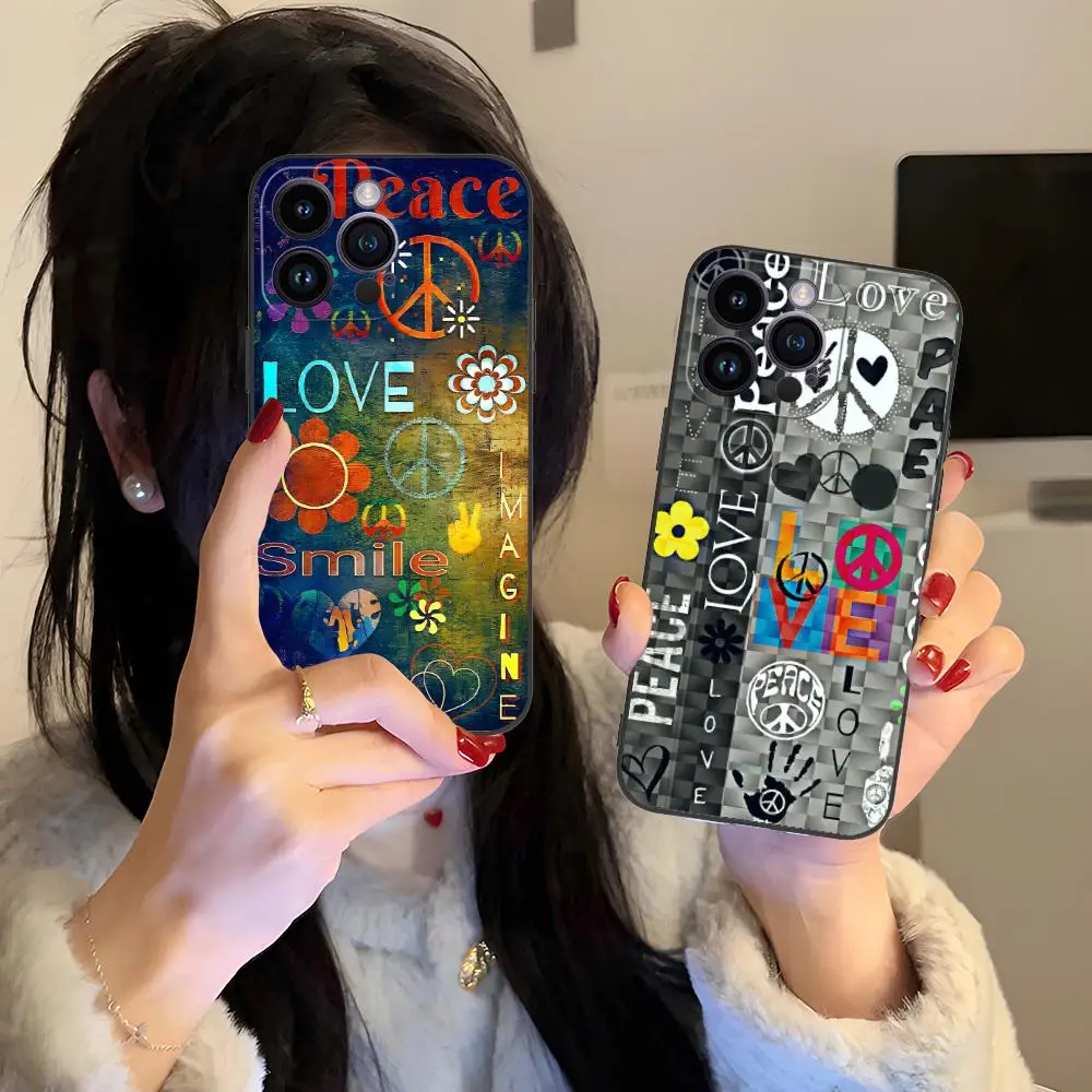Luxury Love Peace Phone Case for iPhone 17 16 15 14 13 12 11 X XR XS 8 7 Air Pro Max Plus Mini Soft TPU Shockproof Cover
Luxury Love Peace Phone Case for iPhone 17 16 15 14 13 12 11 X XR XS 8 7 Air Pro Max Plus Mini Soft TPU Shockproof Cover
