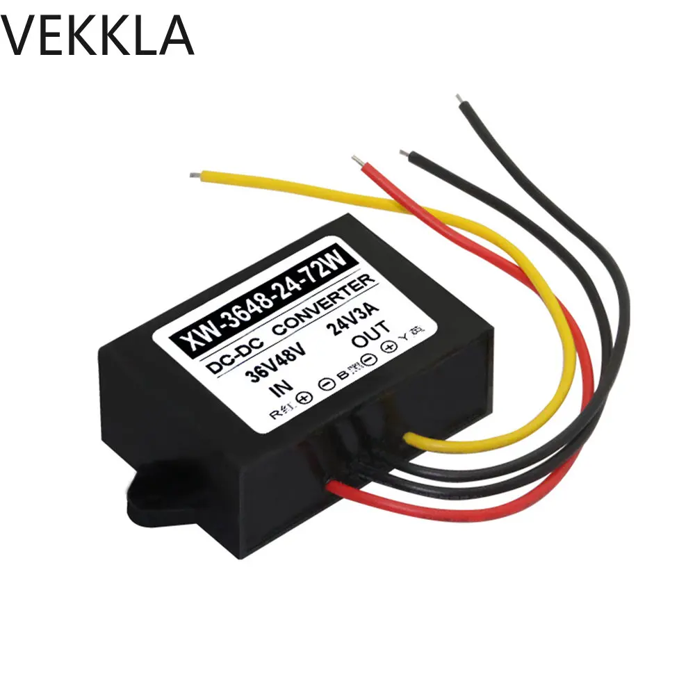 Waterproof DC36V/48V To DC24V 3A 72W Step Down Power Supply Converter Regulator Module Motors Pumps
Waterproof DC36V/48V To DC24V 3A 72W Step Down Power Supply Converter Regulator Module Motors Pumps
