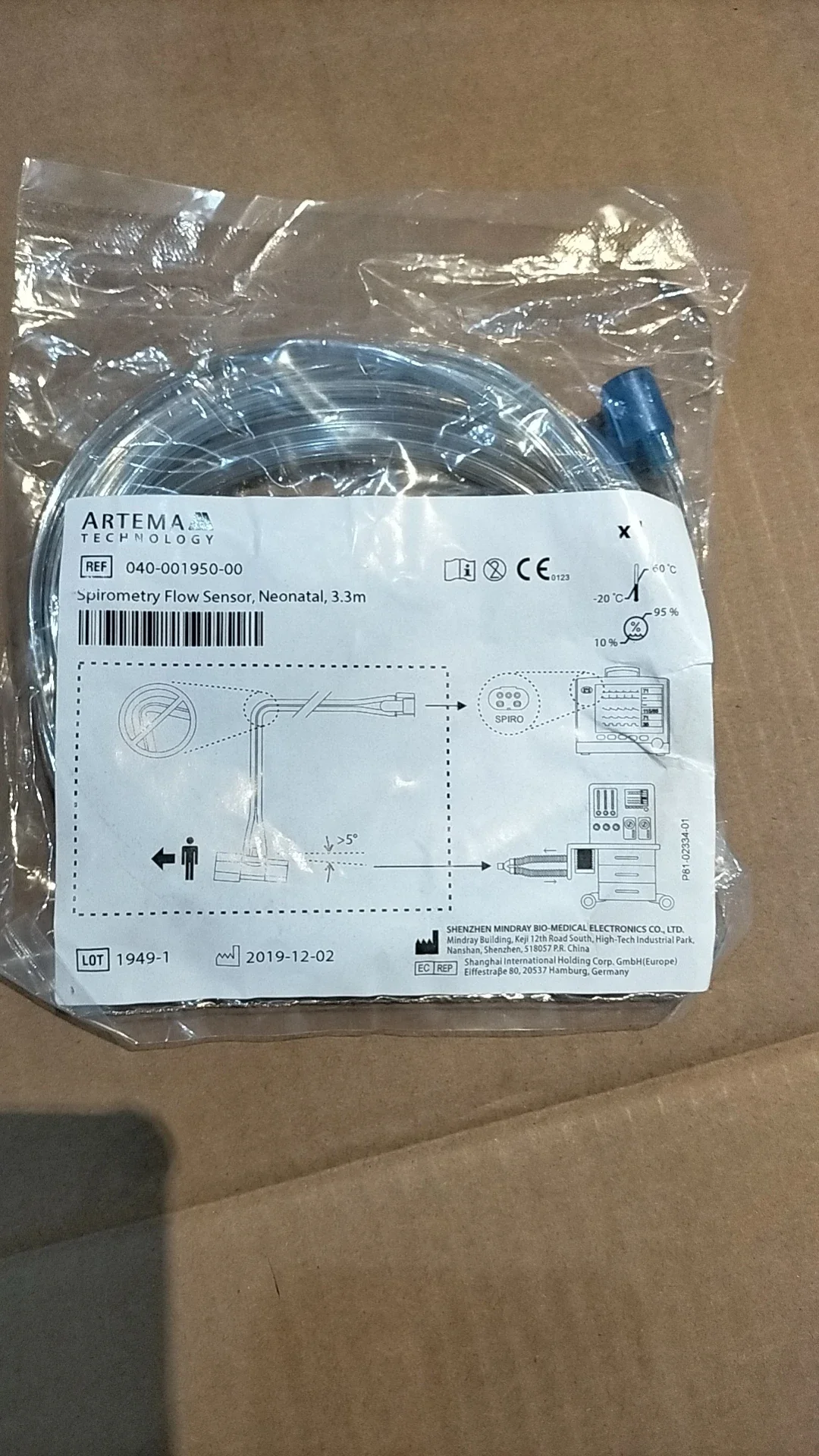 Mindray flow sen sor для справки: 040-001950-00 3,3 м для E3 новый оригинальный
Mindray flow sen sor для справки: 040-001950-00 3,3 м для E3 новый оригинальный