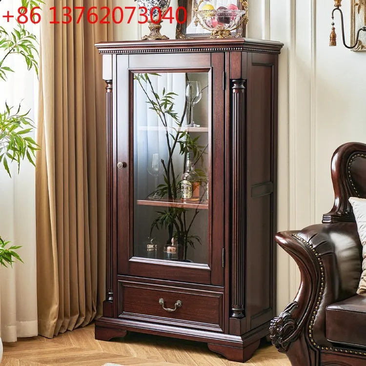 Американский ретро-шкаф для вина с одной дверцей, из орехового дерева, для гостиной, тумба под телевизор, шкафчик для хранения.
Американский ретро-шкаф для вина с одной дверцей, из орехового дерева, для гостиной, тумба под телевизор, шкафчик для хранения.