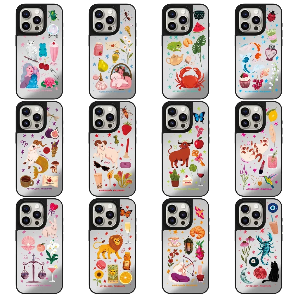 Star Sign Animal Mirror Surface iPhone 12 13 14 15 16 Pro Max Protective Case, Fits iPhone 16 Pro Max
Star Sign Animal Mirror Surface iPhone 12 13 14 15 16 Pro Max Protective Case, Fits iPhone 16 Pro Max