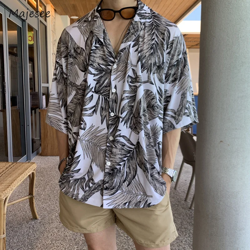 Shirts Men Summer Korean Style Beach Daily Fashion Cozy Turn-down Collar Chic Youthful High Street All-match Floral Students New
Shirts Men Summer Korean Style Beach Daily Fashion Cozy Turn-down Collar Chic Youthful High Street All-match Floral Students New