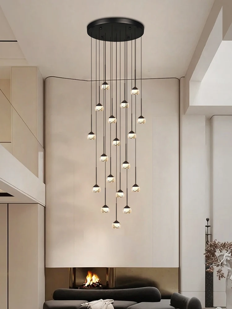 Chandelier Light LED Hanging Pendant Light Modern Bedroom Dining Table Living Room Indoor Villa Spiral Staircase Pendant Light
Chandelier Light LED Hanging Pendant Light Modern Bedroom Dining Table Living Room Indoor Villa Spiral Staircase Pendant Light