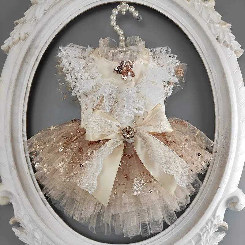 Handmade Fairy Tales Court-Style Formal Wedding Dress Puff-Sleeved Skirt All Seasons Coat for Dog And Cat Clothes
Handmade Fairy Tales Court-Style Formal Wedding Dress Puff-Sleeved Skirt All Seasons Coat for Dog And Cat Clothes
