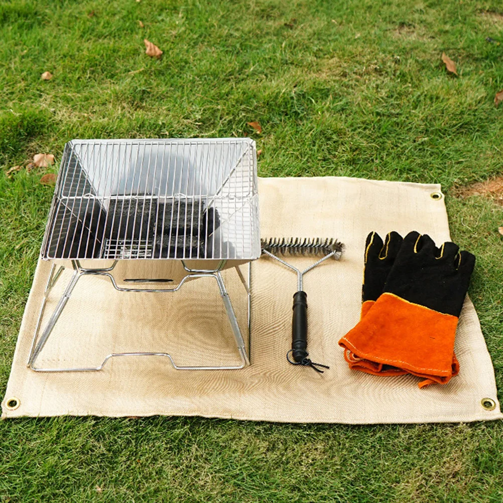 Fireproof Mat Fiberglass Heat Resistant Camping Protective Flame Retardant Picnic BBQ Supplies Outdoor Activity High Temp
Fireproof Mat Fiberglass Heat Resistant Camping Protective Flame Retardant Picnic BBQ Supplies Outdoor Activity High Temp