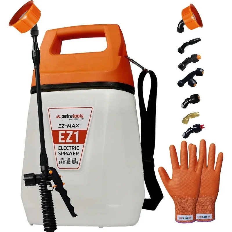PetraTools EZ1 Распылитель с батарейным питанием, 1 галлон — электрический опрыскиватель для газона и сада для борьбы с сорняками/мощиками, полива и многого другого
PetraTools EZ1 Распылитель с батарейным питанием, 1 галлон — электрический опрыскиватель для газона и сада для борьбы с сорняками/мощиками, полива и многого другого
